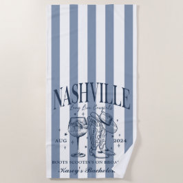 Toalha De Praia Torre de praia de Nashville Bachelorette Rodeo Per