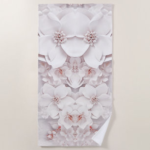 Toalha De Praia Torre Floral Pink-Blush de Ivory
