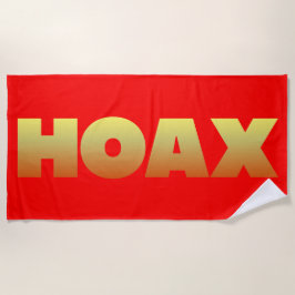 TOALHA DE PRAIA TOWEL DA PLACA DE DESIGN HOAX