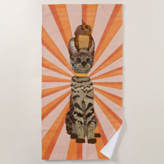 TOALHA DE PRAIA TOWEL OCELOT & OWL BEACH