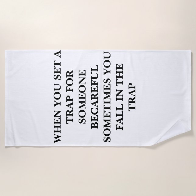 Toalha De Praia TRAP Beach Towel (Frente)