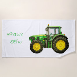 Toalha De Praia Trator John Deere para Agricultores