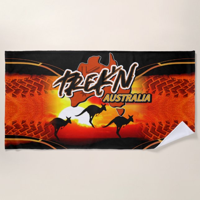 Toalha De Praia Trek'n Australia Towel (Frente)