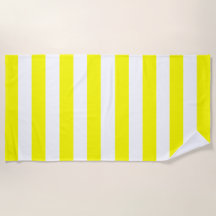 Trendy Bright Summer Radiant Yellow Strips