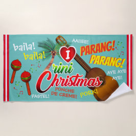 Toalha De Praia Trini Natal é o Melhor / Marac e Cuatro