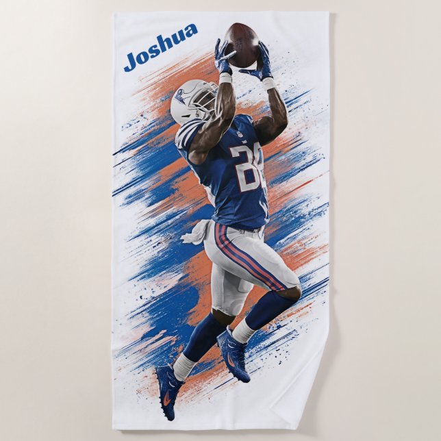 Toalha De Praia Triunfo de Touchdown (Frente)