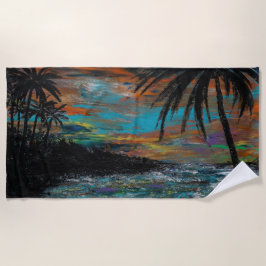 Toalha De Praia Tropaz Beach Towel Horizontal