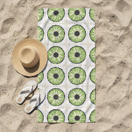 Toalha De Praia Tropic Slice Leafy Green