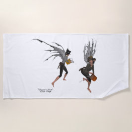 Toalha De Praia Twin Boy Rain Faeries Beach Towel