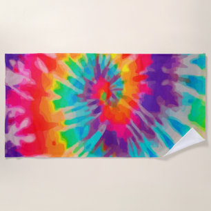 Toalha De Praia Tye-Dye-3 Beach Towel