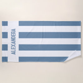 Toalha De Praia Último brinde Azul Na Bachelorette Costeira