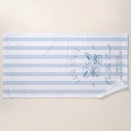 Toalha De Praia Último Brinde na Costa Beach Bachelorette