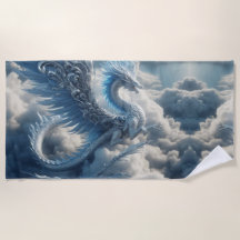 Um Dragão Incrível Cercado por Nuvens