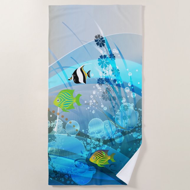 Toalha De Praia Underwater 1 Beach Towel (Frente)