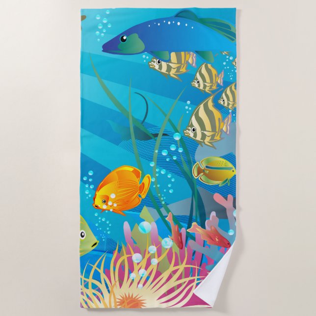 Toalha De Praia Underwater 2 Beach Towel (Frente)