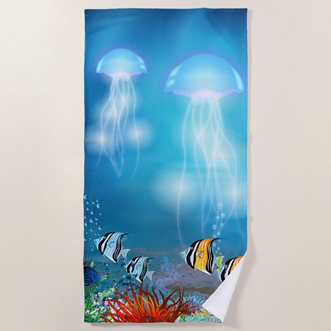 Toalha De Praia Underwater 7 Beach Towel (Frente)
