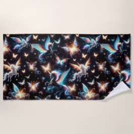 Toalha De Praia Unicorn Dreams