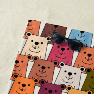 Toalha De Praia Urso de Teddy