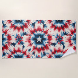 Toalha De Praia USA Star