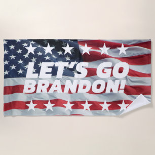Toalha De Praia VAMOS VÁ BRANDON! [Fonte 5] Beach Towel