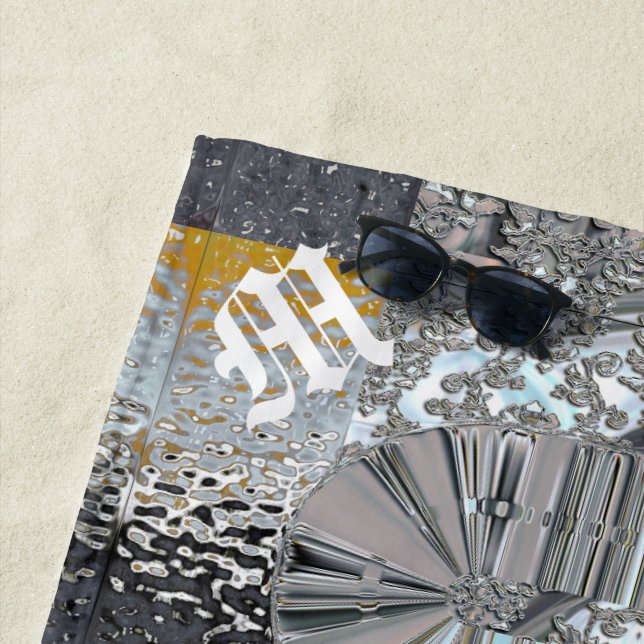 Toalha De Praia Vansophe Modern Monograma (In Situ)