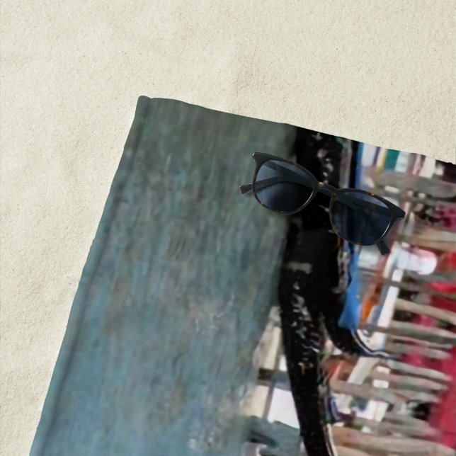 Toalha De Praia Venice Canal Beach Towel (In Situ)