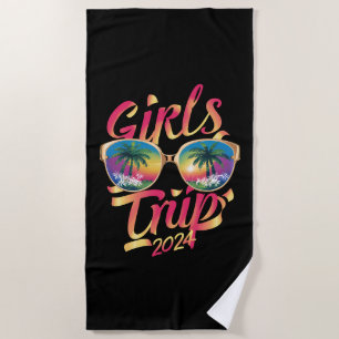 Toalha De Praia Viagem de Meninas 2024 Fim de Semana Férias de Ver