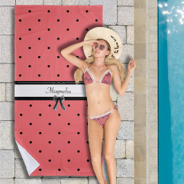 Toalha De Praia Vibrant Sunset Coral Summer Chic Beach Towel