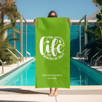 Vida na Piscina Verde Lima