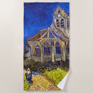 Toalha De Praia Vincent van Gogh - A Igreja em Auvers