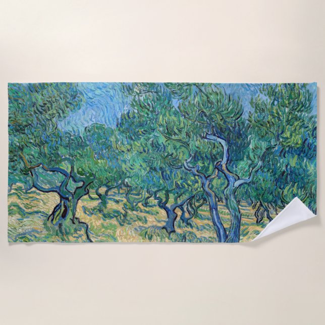 Toalha De Praia Vincent van Gogh - Olive Grove (Frente)
