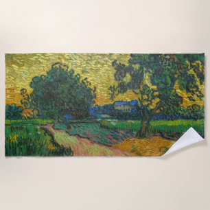 Toalha De Praia Vincent van Gogh - Paisagem em Twilight