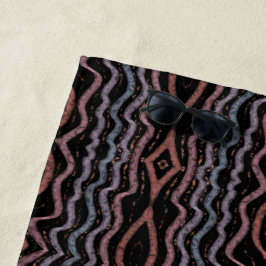 Toalha De Praia Viper Snake Skin Drawing Pattern Soft Pastel Color