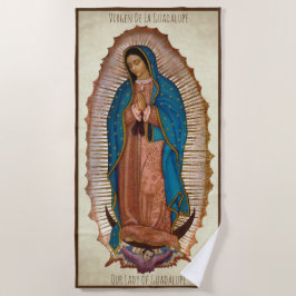 Toalha De Praia Virgen De La Guadalupe Beach Towel