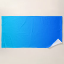 Vívido Céu Azul Aquático Ombre