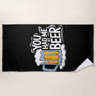Toalha De Praia Você Me Teve Na Cerveja