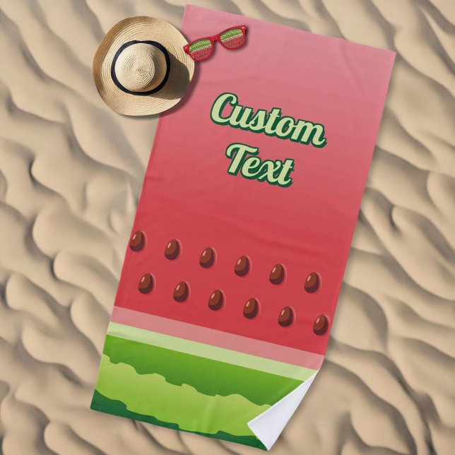 Toalha De Praia Watermelon Background Beach Towel (Criador carregado)