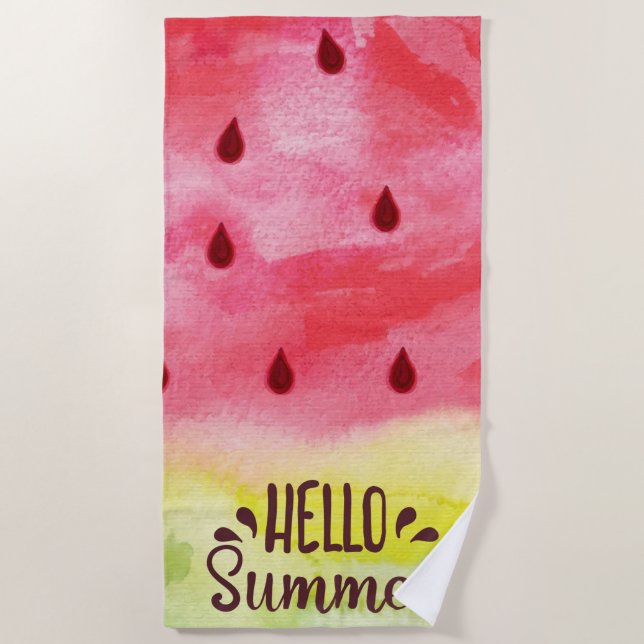 Toalha De Praia Watermelon Beach Towel (Frente)