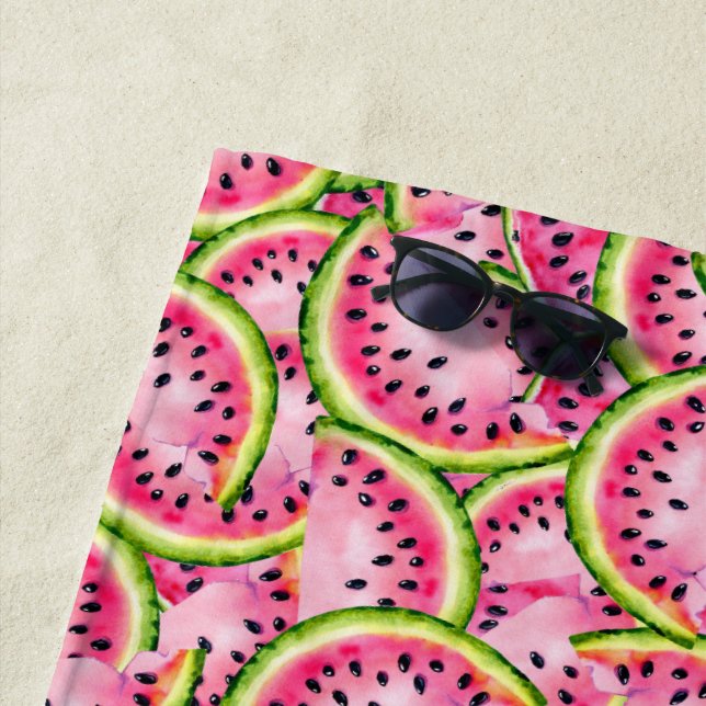 Toalha De Praia Watermelon Surprise Beach Towel (In Situ)