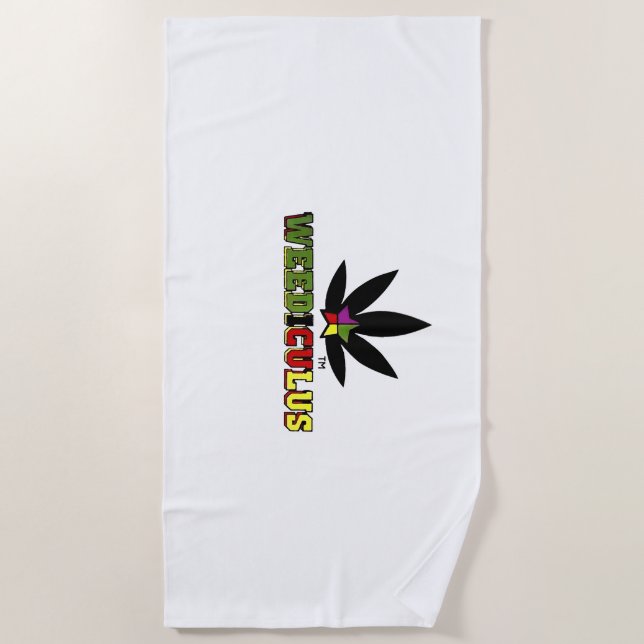 Toalha De Praia Weediculus (Frente)