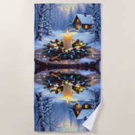 Toalha De Praia „Weihnachtliche Harmonie“