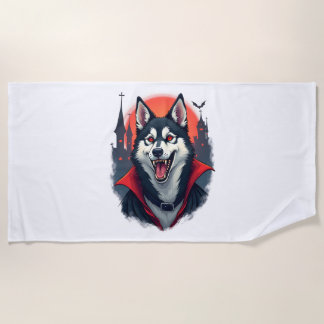 Toalha De Praia Werewolf Beagle Howl