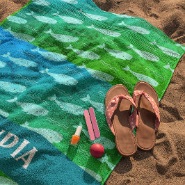 Toalha De Praia Whaley Legal Beach Towel - Custom Name Edition!