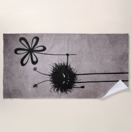 Toalha De Praia Whimsigoth Cute Gótico Creator Flower Vintage