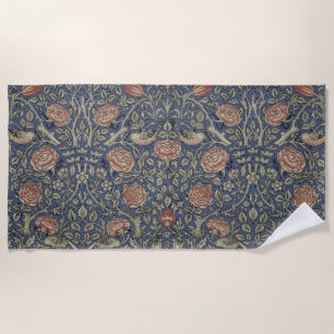 Toalha De Praia William Morris Tudor Rosa Wallpaper