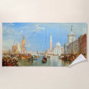 Toalha De Praia William Turner - Veneza, Dogana & San Giorgio