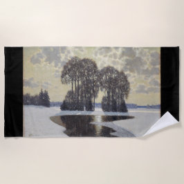 Toalha De Praia Winter (por Vilhelms Purvitis)