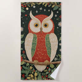 Toalha De Praia Wise Winter Watcher