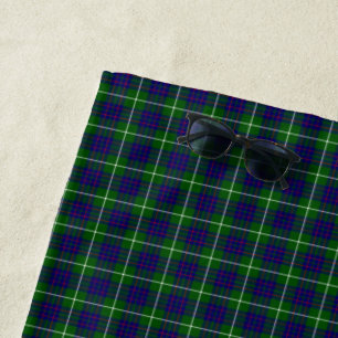 Toalha De Praia Xadrez azul-tartan tartan MacIntyre