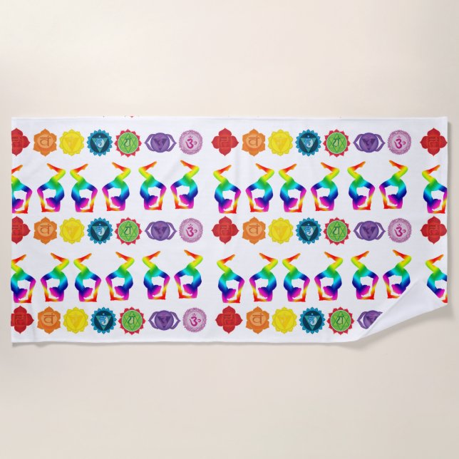 Toalha De Praia Yoga (Frente)